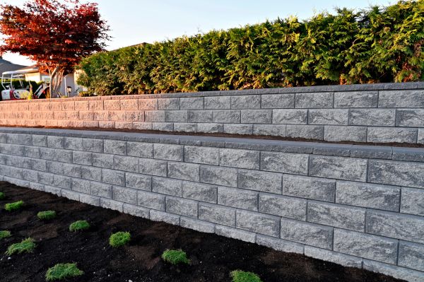 Concrete Retaining Wall Installation in Owasso