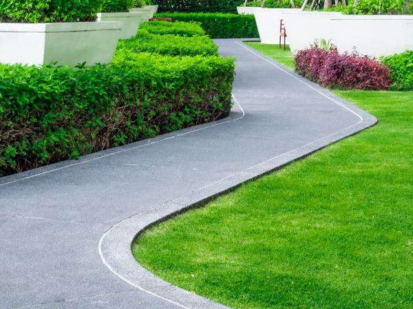 Walkway Curb Installation in Owasso