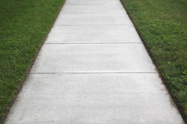 Concrete Path Installation in Owasso