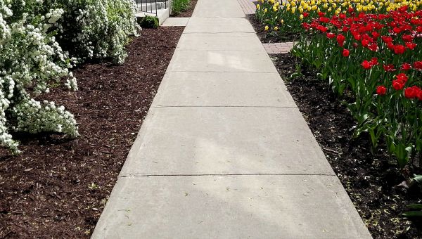 Cement Sidewalk Installation in Owasso