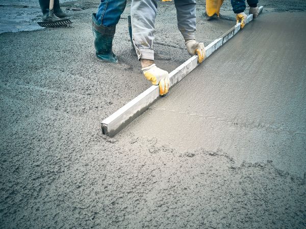 Cement Slab Installation in Owasso
