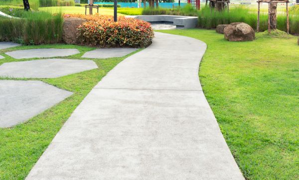 Sidewalk Addition in Owasso