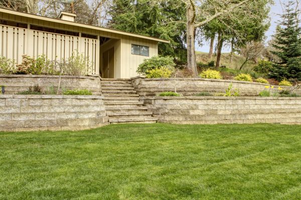 Retaining Wall Construction in Owasso