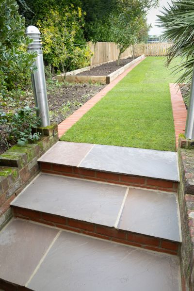 Backyard Steps Installation in Owasso