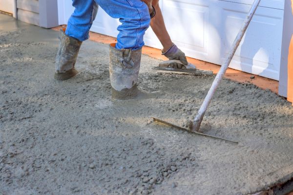 Driveway Slab Construction in Owasso