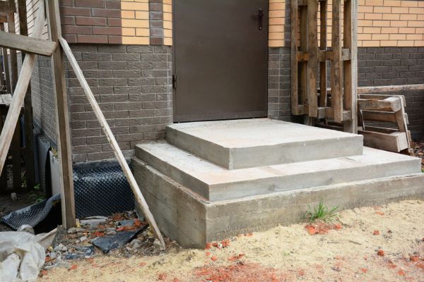 Cement Steps Construction in Owasso