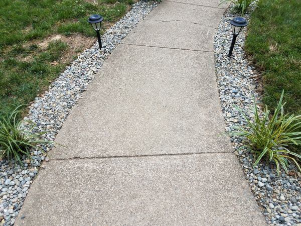 Cement Path Construction in Owasso