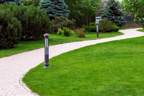 Backyard Sidewalk Installation in Owasso