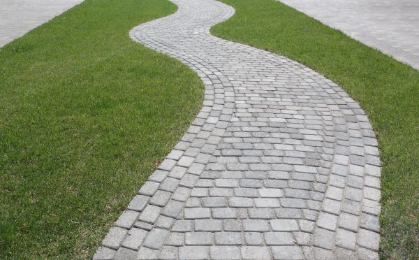 Yard Walkway Construction in Owasso